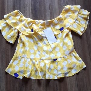 ZARA XS off the shoulder blouse